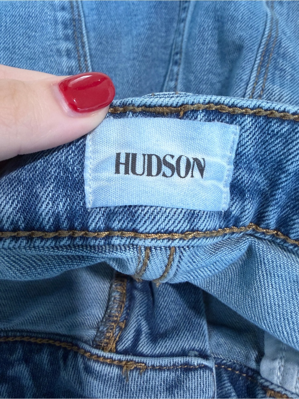 Hudson Jeans Light Blue Wide-Leg Denim - Picture 2 of 5